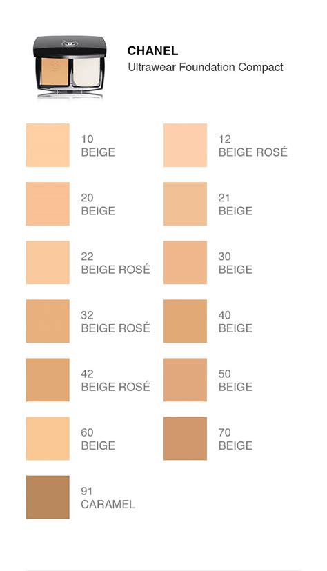 chanel foundation en cremes|chanel foundation color shade chart.